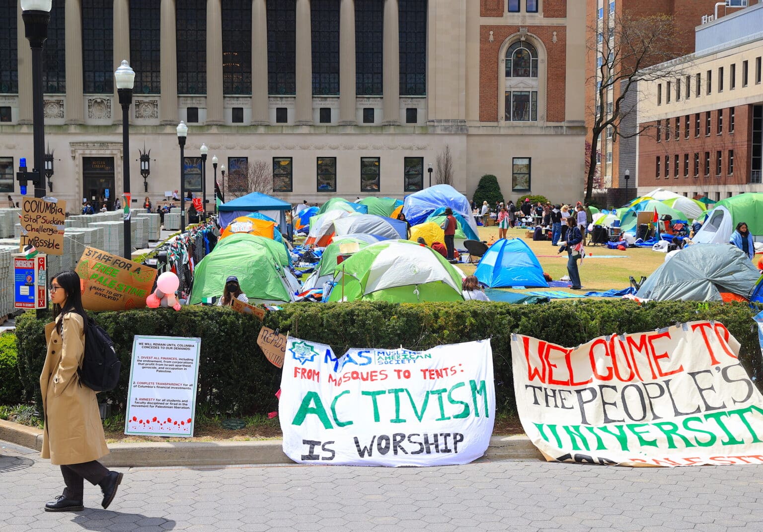 חמאס ממן את ההפגנות באוניברסיטת קולומביה ב-3 מיליון דולר בשנה