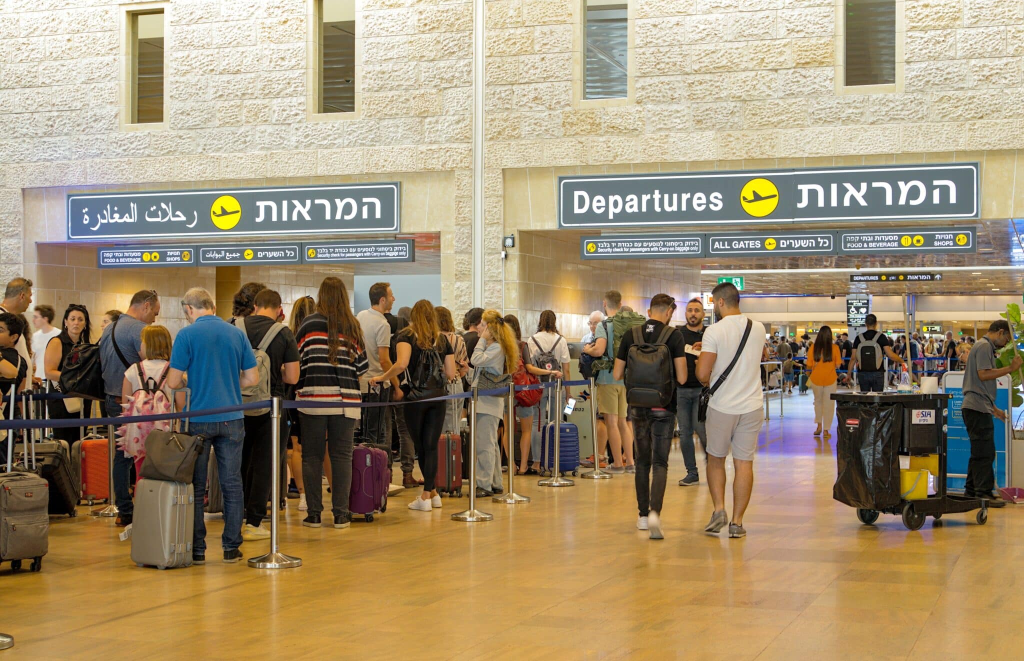 Ben,Gurion,International,Airport,Israel,04.08.2022,Passengers,In,The,Departure