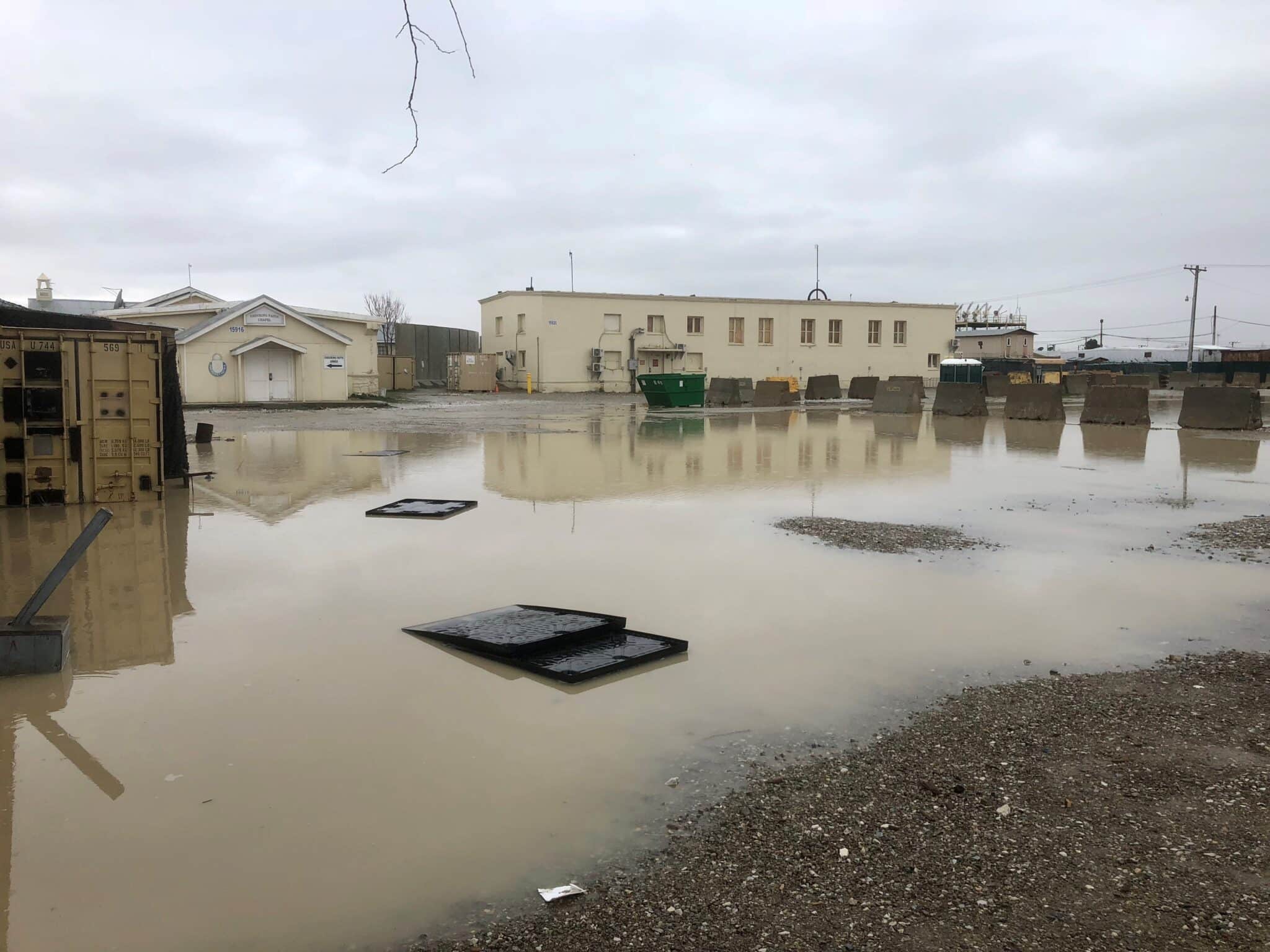 Flooding,On,Airbase,In,Afghanistan