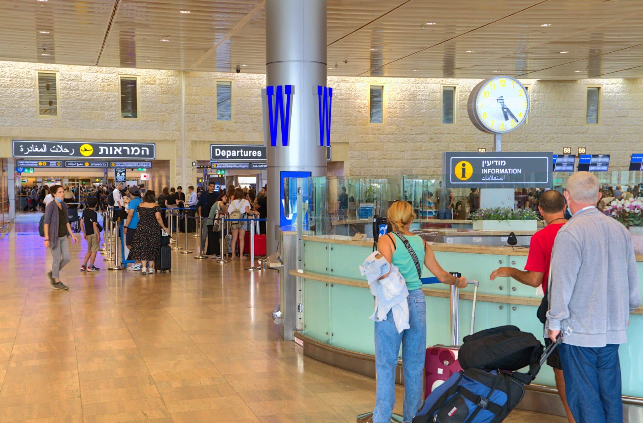 Ben,Gurion,International,Airport,Israel,04.08.2022,Passengers,In,The,Departure