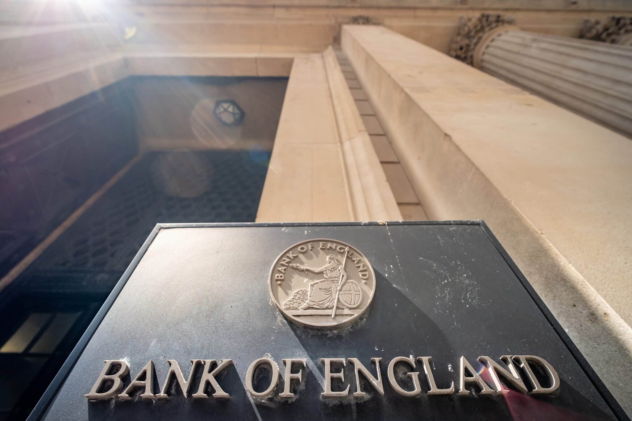 London-,May,2023:,Bank,Of,England,Exterior,Sign,In,The