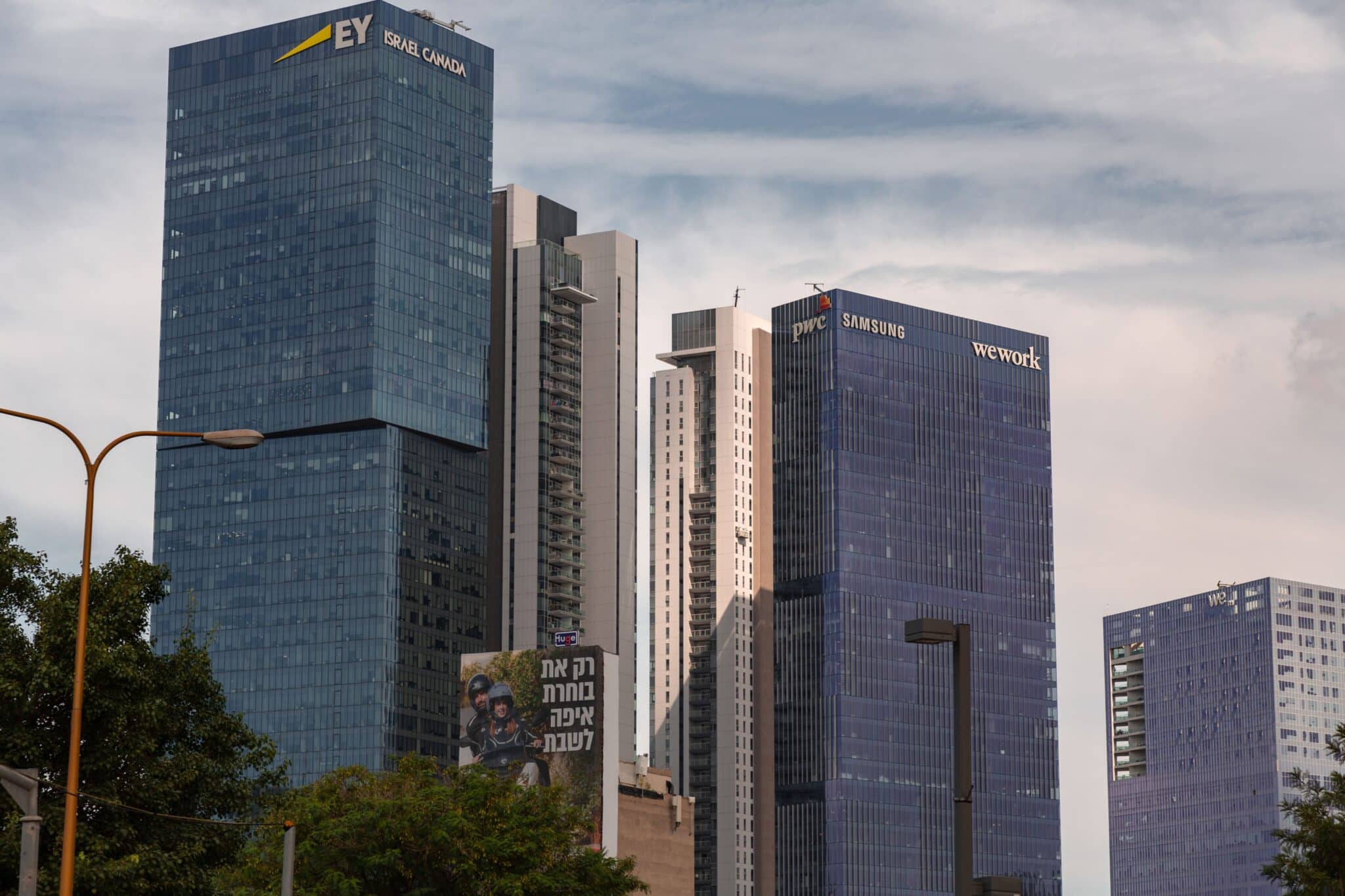 Tel,Aviv,,Israel,-,October,4,,2023:,Modern,Skyscrapers,In