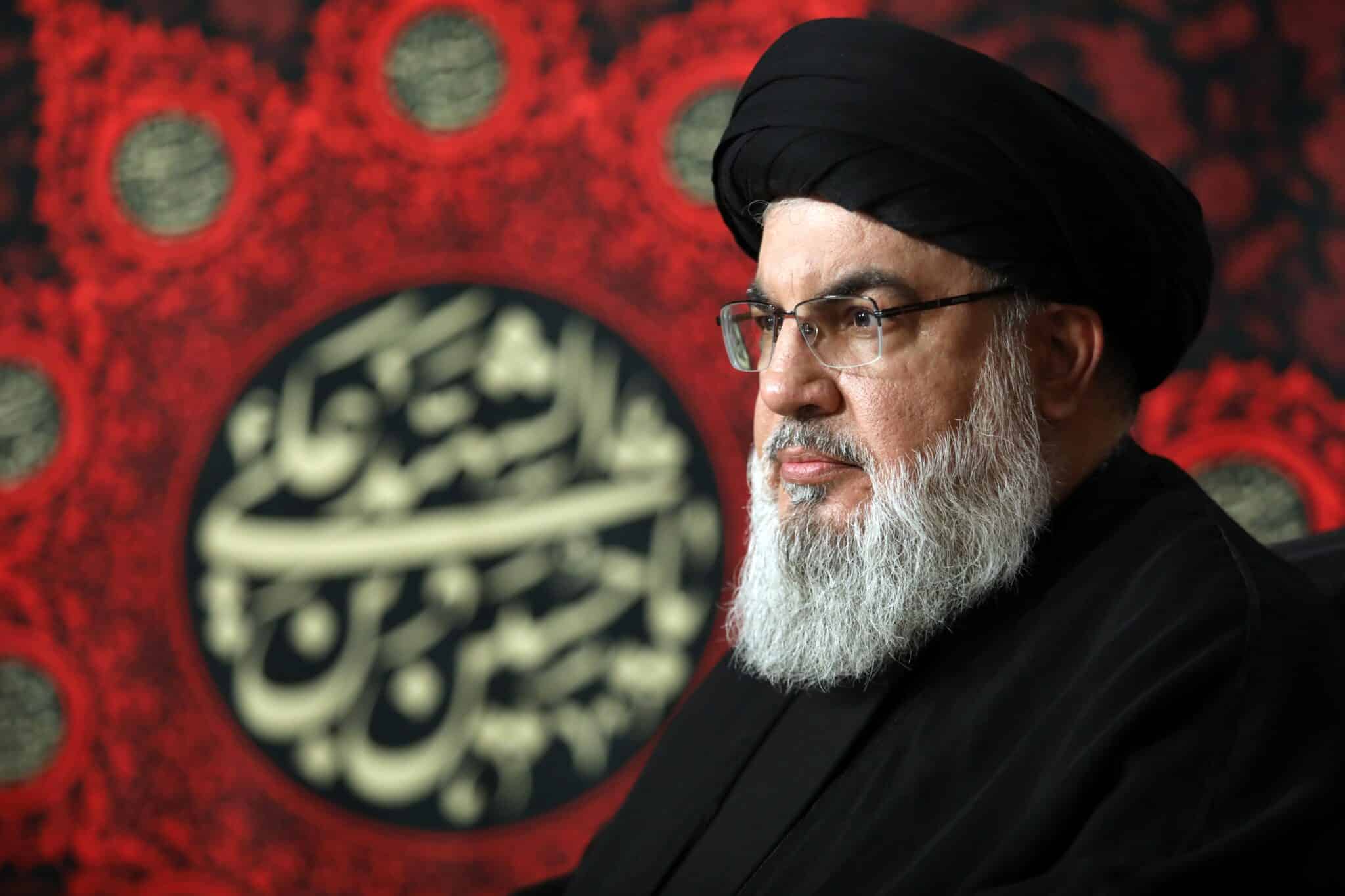 Beirut,City-lebanon,29-7-2023:,Hezbollah,Leader,Hassan,Nasrallah,,Who,Is,Holding